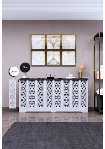 Petek Kaplama Modern Radyatör Kapatma Ünitesi Ön Panel Mdf Tasarım İç Ölçü 156 Cm Dış Ölçü 160 Cm Petek 156 Beyaz Üstü Siyah D4 Petek Kaplama Modern Radyatör Kapatma Ünitesi Ön Panel Mdf Tasarım İç Ölçü 156 Cm Dış Ölçü 160 Cm Petek 156 Beyaz Üstü Siyah D4