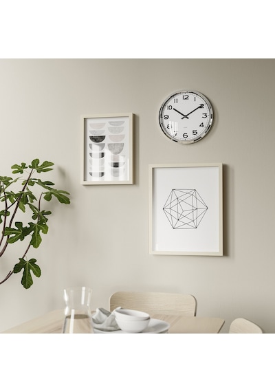 Ikea Pugg Duvar Saati 32 Cm Paslanmaz Çelik