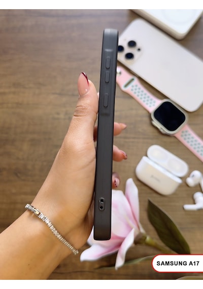 Samsung Galaxy A17 Uyumlu Kamera Korumalı Darbeye Dayanıklı Renk Atmayan Keep Silikon Kılıf Siyah