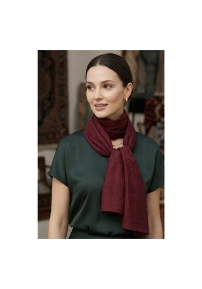 Meyynora Concept Ayrobin Jakar Şal Bordo - 934616190 Bordo - 934616190 Bordo