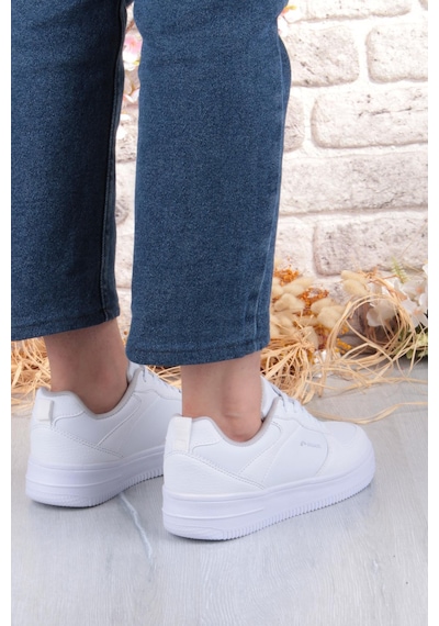 M.p 252 6049 Rahat Hafif Orijinal Ürün Kadın Sneaker Spor Ayakkabı Beyaz