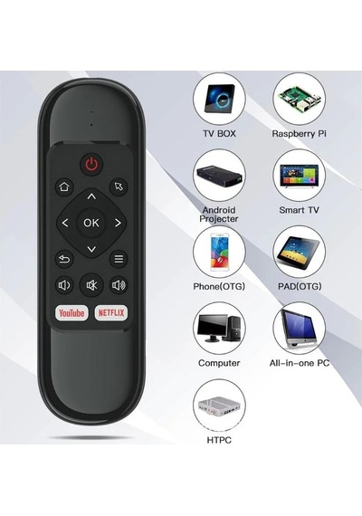Wechip H6 Mini Uzaktan Kumanda Kablosuz Smart Tv Android Tv Box İçin