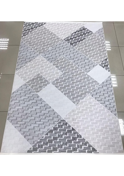 Merinos Halı Vista 76595 095 Serisi Triko Akrilik Salon Oturma Yatak Odası Halısı Gri