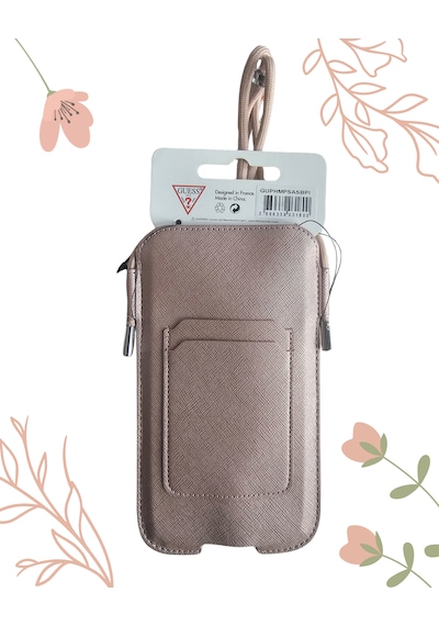 Guess Telefon Çantası Açık Pembe