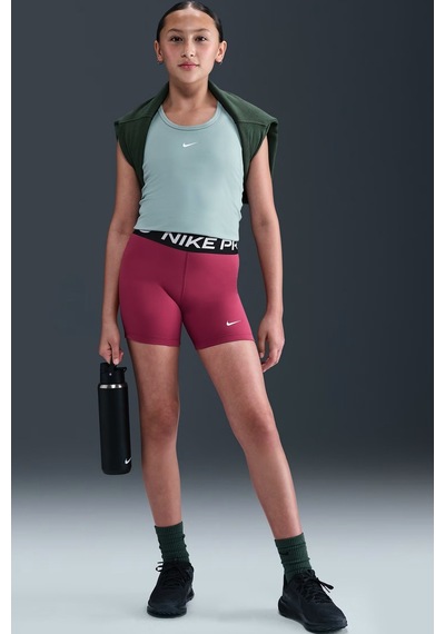 Nike Pro Dri Fit Girl's 2 İnch Shorts Kız Çocuk Tayt Şort Kırmızı