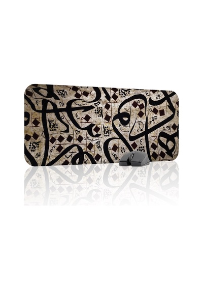 Kaligrafi Kaymaz Dikişli Kauçuk Oyuncu Mousepad V4 - 70x30 Xl Gaming Mouse Pad Fare Altlığı