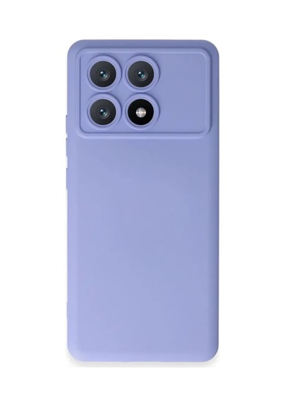 Jenerik Xiaomi Poco X6 Pro Kılıf Nano İçi Kadife Silikon - Lila