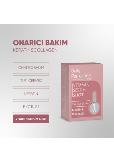 Daily Perfection Provitamin Shot No:1 Onarıcı Bakım Serum 2 x 6 ML