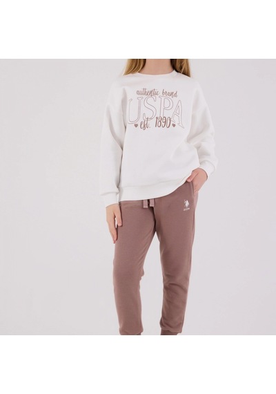 U.S. Polo Assn. Eşofman Takımı Us2316-4 Beyaz Beyaz