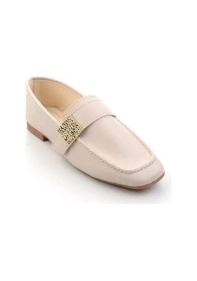 Bej Kadın Loafer Ayakkabı K01879251409