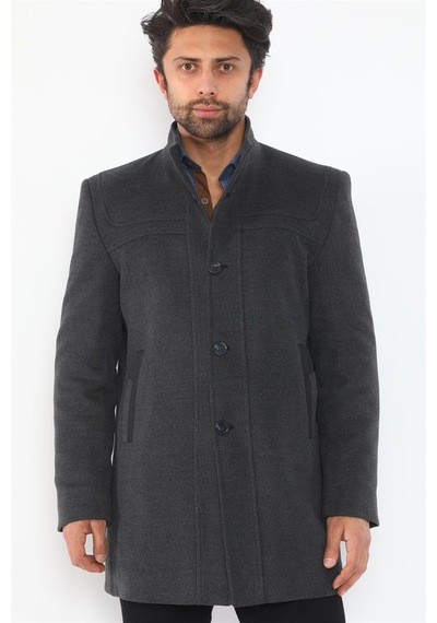 Plt8387 Dewberry Erkek Palto-antrasit Antrasit