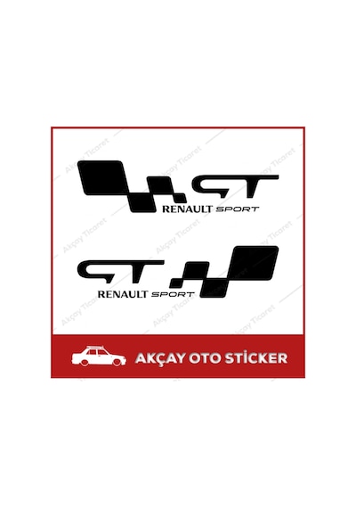 Gt Renault Sport Sticker Gt Renault Sticker Renault Oto Sticker