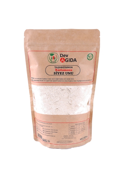 Taşdeğirmen Atatohum Siyez Unu 1 KG (Aç-Kapa Ambalaj)