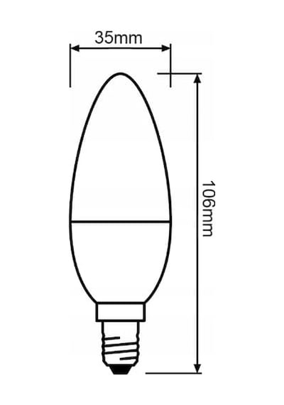 Osram 4,9 Watt E-14 İnce Duy 2700k Sarı Işık Buji Led Ampul 3 Lü Paket Seçenekler
