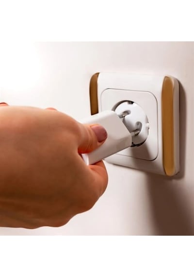 Bebek Çocuk Priz Koruma Kapağı 6 Adet Çocuk Güvenliği, Priz Muh Çok Renkli