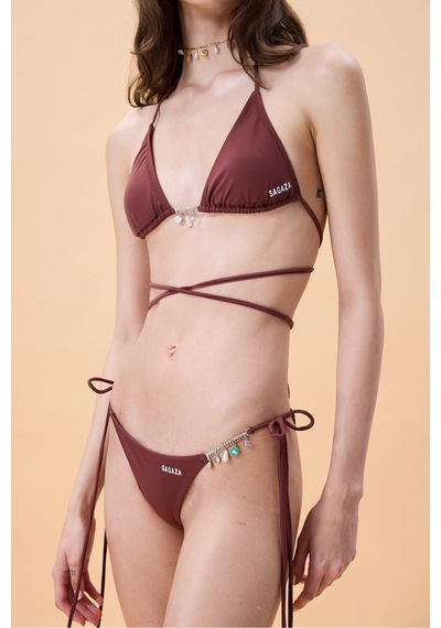 Sagaza Sofia Bikini Takım Kahverengi