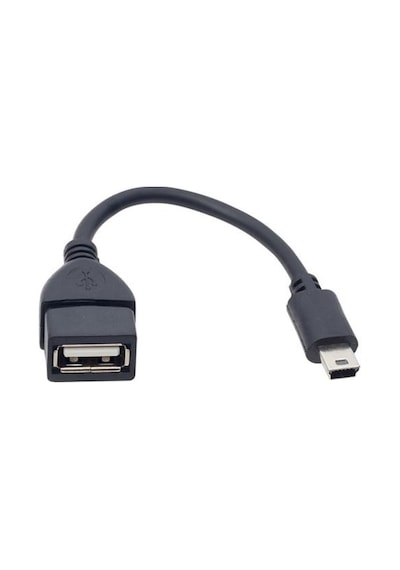 Powermaster Pm-31823 Usb Mini 5p Otg Data Kablosu 15 Cm Siyah