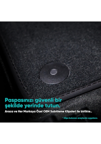 Audi A3 8v Hb. Sedan Siyah Lüks Halı Paspas Takımı 2013-2020