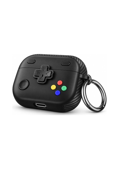 Lexroo Aple Airpods Pro 3 İle Uyumlu Gamepad Kulaklık Kılıfı Siyah