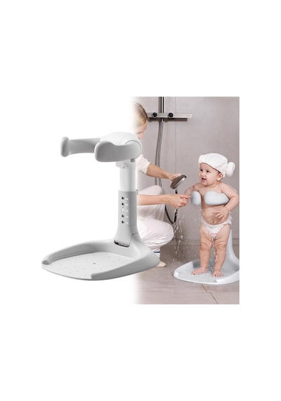 Sn-29260 Bebek Ve Çocuk Yıkama Banyo Yardımcı Standı Boy Ayarlı Ve Ayaklı Yıkama Standı