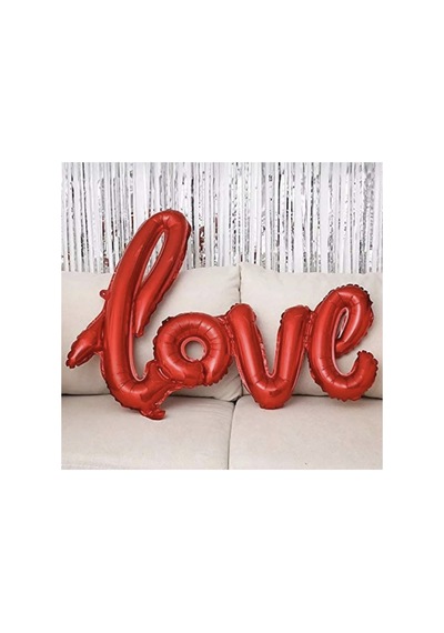 Kırmızı Love Folyo Balon Kırmızı Kırmızı