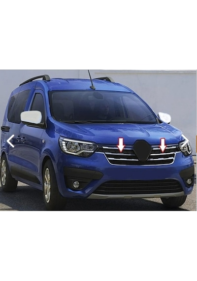 Renault Express Ön Panjur 4 Prç Krom 2021 2022 2023 2024 2025