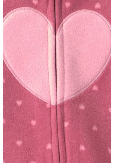 Carter's Kız Bebek Polar Fermuarlı Patikli Tulum Gül Kurusu 1w114