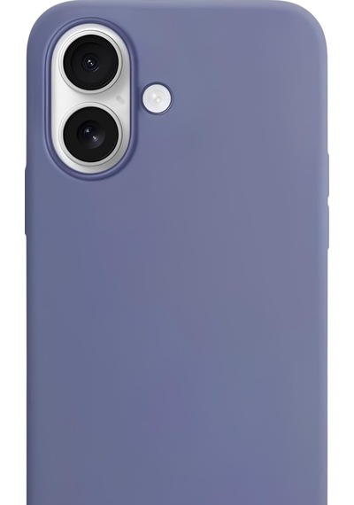 Apple Uyumlu iPhone 17 Soft Touch Lansman Silikon Kılıf Lavanta Grisi