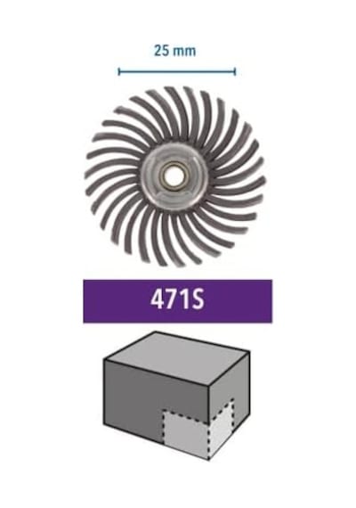 471s Ez Speedclic: Detay Aşındırıcı Fırça, Ayrıntılı Temizleme Ve Hafif Zımparalama, 36 Kumlu