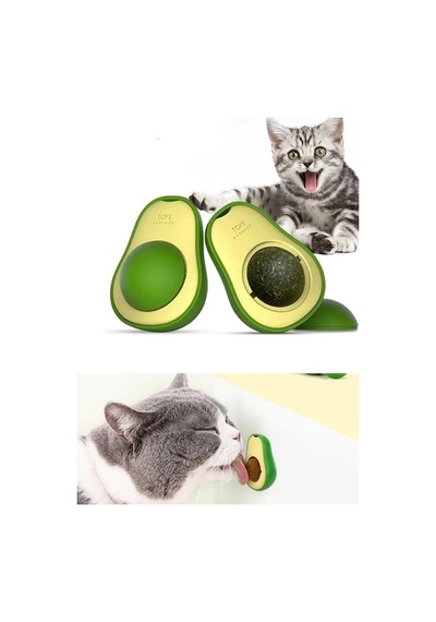 Okado Şeklinde Catnipli Doğal Kedi Yalama Topu 6 Cm