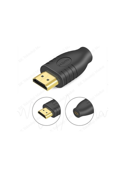 Micro Hdmı Dişi To Hdmı Erkek Dönüştürücü Çevirici