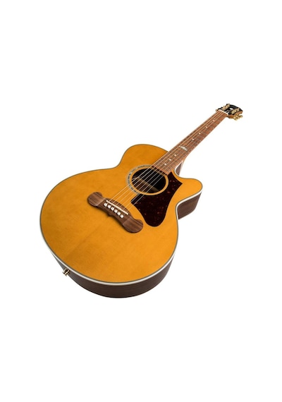 Epiphone J-200 Ec Studio Parlor Elektro Akustik Gitar Vintage Natural