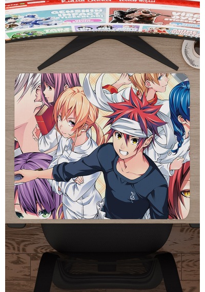 Food Wars Anime V1 - 48x40 Xl Gaming Kauçuk Kaymaz Taban Mouse Pad Fare Altlığı