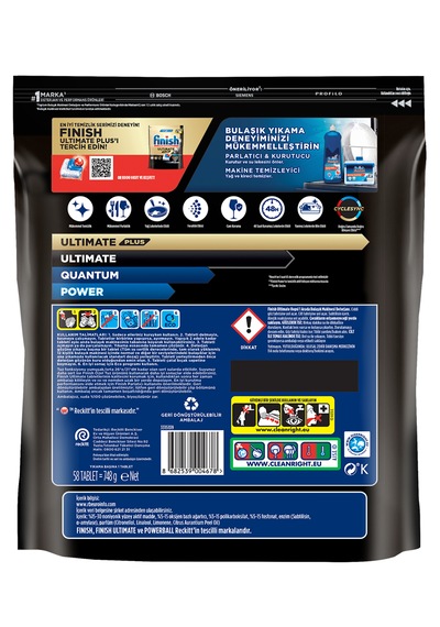 Finish Ultimate Bulaşık Makinesi Deterjanı Kapsül Tablet 58 Adet + Temizlik ve Bakım Seti