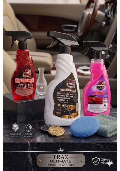 Autobase Yaz Bakım Seti Jant Temizleyici 500 Ml + Hızlı Cila 500 Ml + Torpido Bakım Sütü 500 Ml