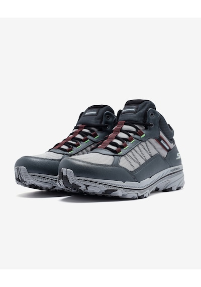 Skechers Go Run Trail Altitude 2.0 - Splashproof Erkek Gri Outdoor Bot 220759 Gry Gri