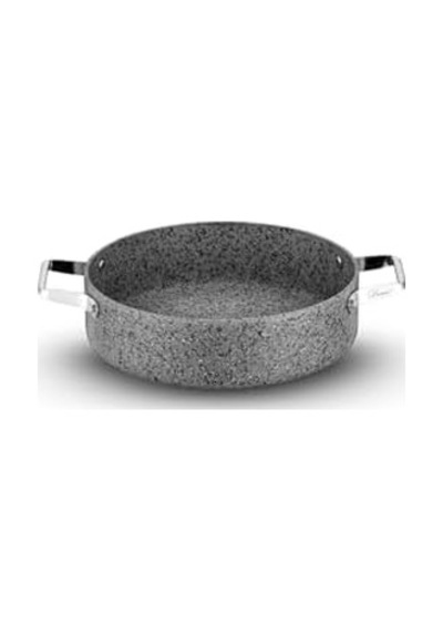 Brioni Stone-age Çizilmez Yanmaz Yapışmaz 28 Cm Basık Tencere 12v