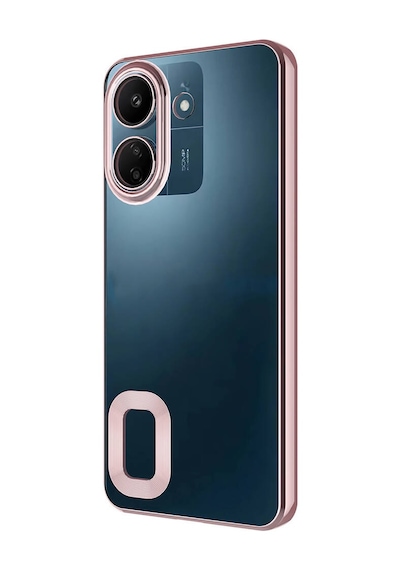 Goocamp Poco C65 Kılıf Kamera Korumalı Logo Gösteren Omega Kapak-derin Mor Derin Mor