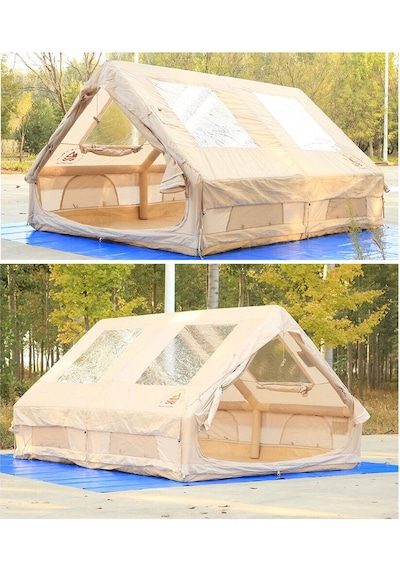 Shufa Glamping Family Şişme Çadır 300 400 200 Cm B Çok Renkli