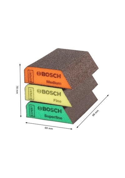 Zımpara Taban 98 X 120 X 13 Mm, İnce Kum Ve Güçlü