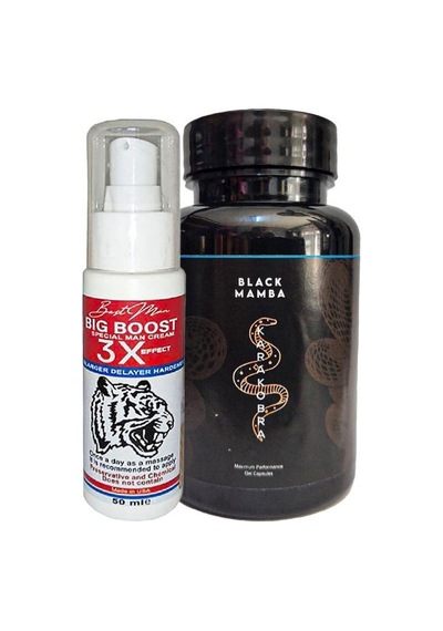 Bigboost 50 Ml Erkek Uzun-kalın-sert- Bakım Kremi 50 Ml + Siyahkobra 60lı Erkeğe