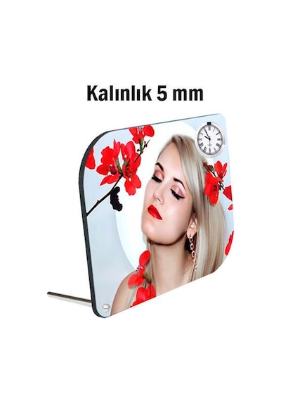 Sublimasyon Hdf Saat 19x14 Cm Çok Renkli