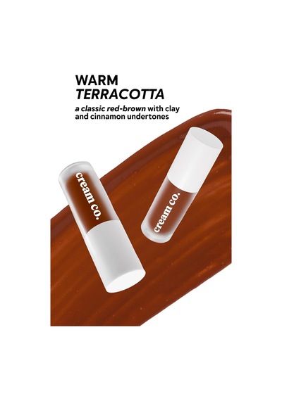 Allık Ruj Göz Farı Glow Tint Warm Terracotta, Nemlendirici Makyaj, 511 Kahverengi, Hyaluronik Asit Peptit