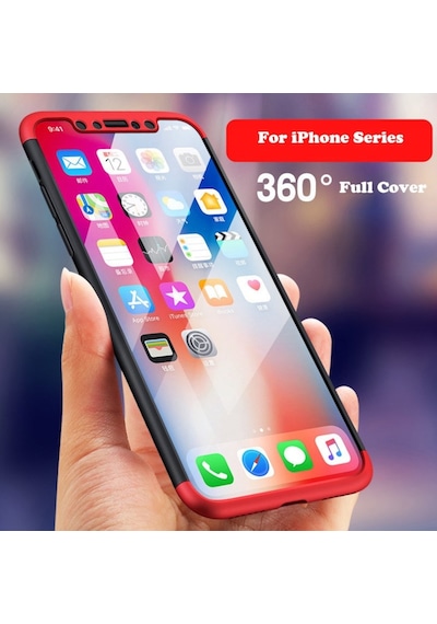 Apple Uyumlu iPhone X Xs Kılıf 3 Parçalı 360 Tam Korumalı Gkk Kapak