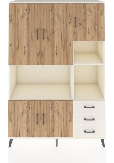 Hyperion Dolap 9 Raflı 3 Çekmeceli 5 Kapaklı 132x44x195 Aytaş... Aytaşı Hyperion Dolap 9 Raflı 3 Çekmeceli 5 Kapaklı 132x44x195 Aytaş... Aytaşı