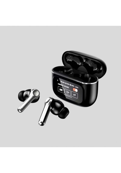 Anc Kablosuz Bluetooth 5.3 Kulaklık Dijital Ekran Ve Dokunmatik Kontrol 00