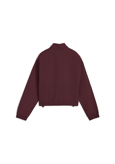 Puma Her Woven Half-zip Crew Kadın Yetişkin Sweatshirt Bordo
