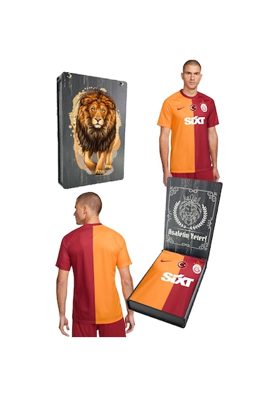 Gsstore Galatasaray 23-24 Parçalı 5 Yıldızlı Forma Gs Aslan Baskılı Hediyelik Ahşap Kutulu Kırmızı - Sarı Gsstore Galatasaray 23-24 Parçalı 5 Yıldızlı Forma Gs Aslan Baskılı Hediyelik Ahşap Kutulu Kırmızı - Sarı