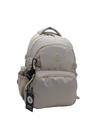 Okul Çantası Suya Dayanıklı Kumaş Unisex Okul Sırt Çantası Bej 34500