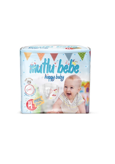 Mutlu Bebe Bebek Bezi 4 Numara Maxi 24 Adet